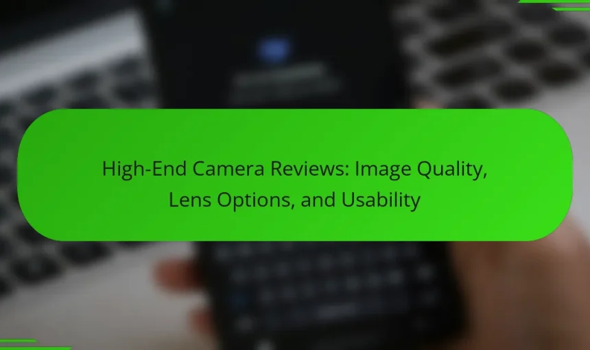 High-End Camera Reviews: Image Quality, Lens Options, and Usability